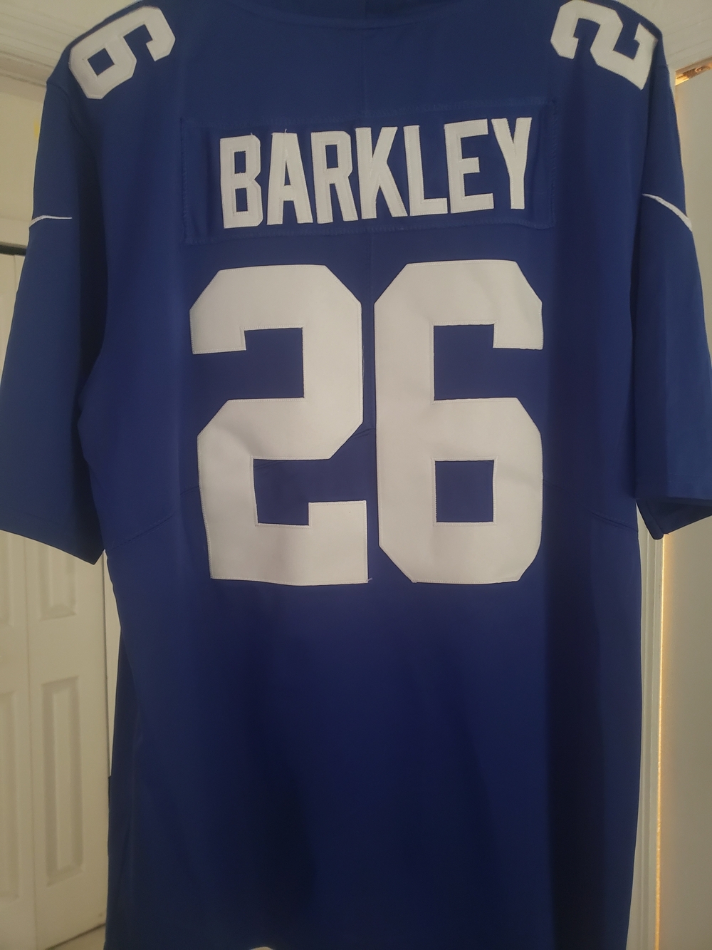 Nike Barkley #26 Blue and White Men's Jersey